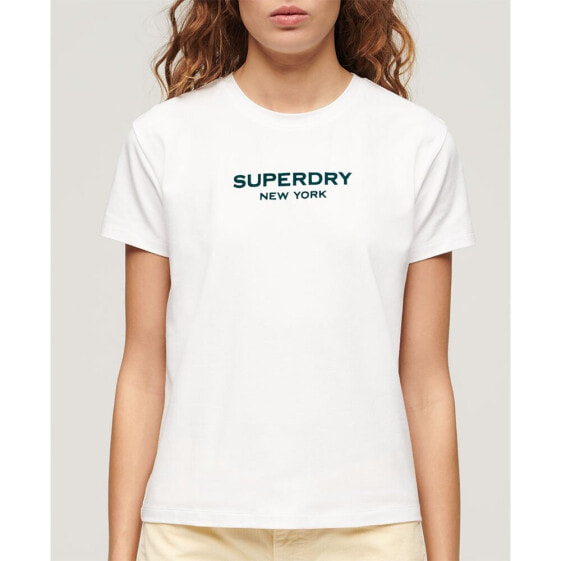 SUPERDRY Sport Luxe Graphic Fitted short sleeve T-shirt