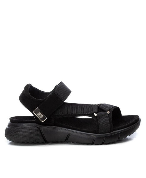 Women's Suede Sandals By Black