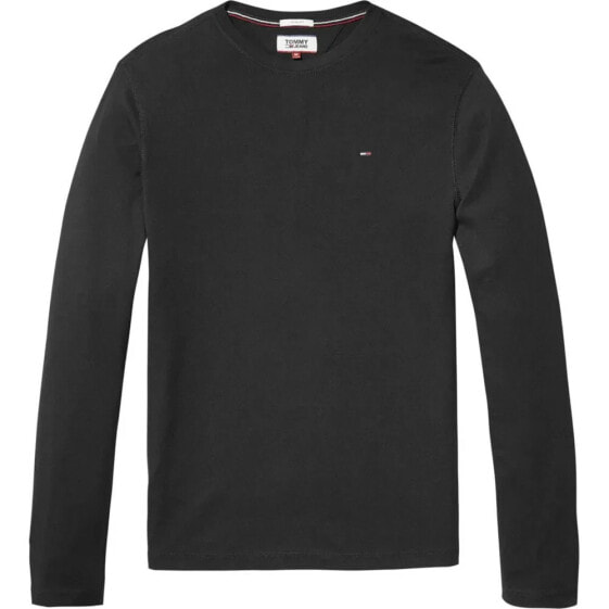 TOMMY JEANS Original Ribbed Organic Cotton long sleeve T-shirt