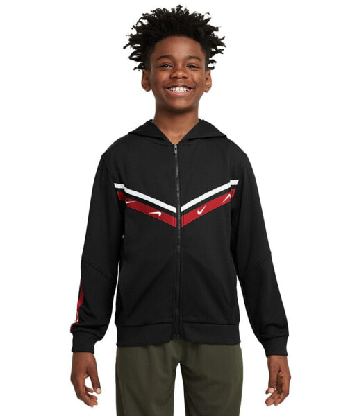 Big Kids Sportswear Club Full-Zip Knit Hoodie