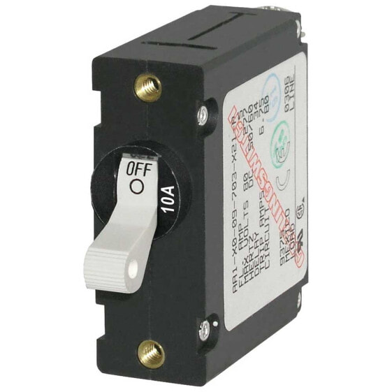 BLUE SEA SYSTEMS AC/DC Single Pole Magnetic World Circuit Breaker 10A Switch