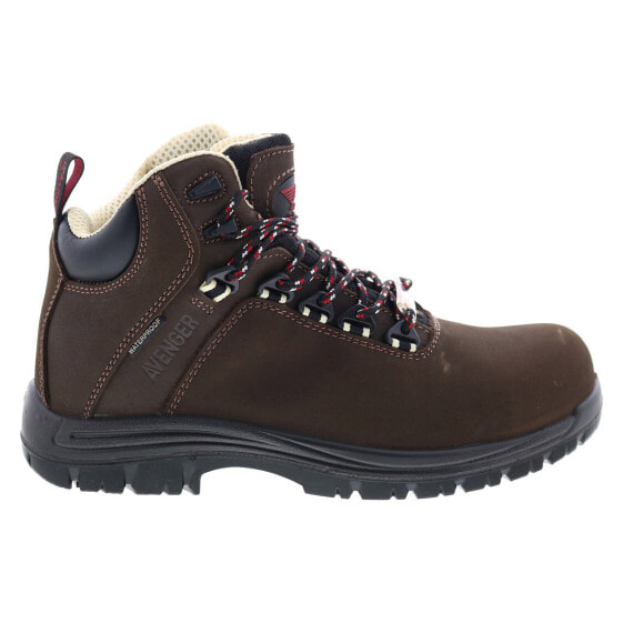 Avenger Breaker Composite Toe EH Waterproof Mens Brown Wide Work Boots