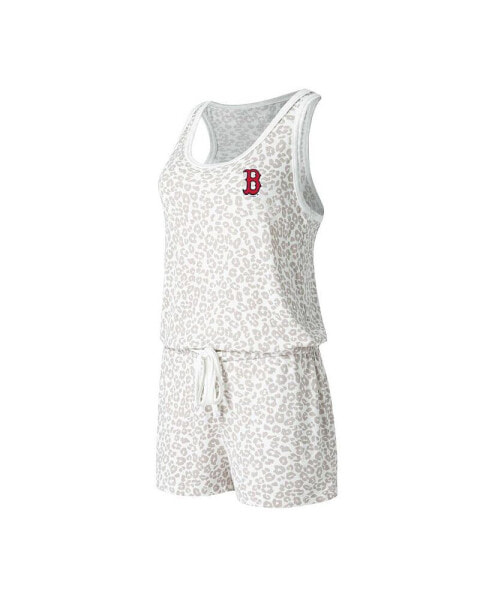 Women's Cream Boston Red Sox Montana Hacci Knit Romper