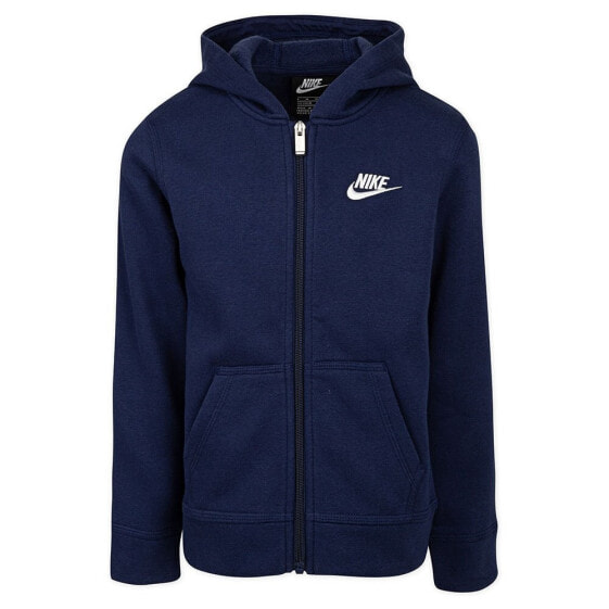 NIKE KIDS Club Fleece full zip sweatshirt