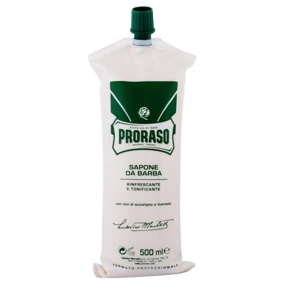 PRORASO Green Shaving Cream 500 ml rasiercreme für Herren