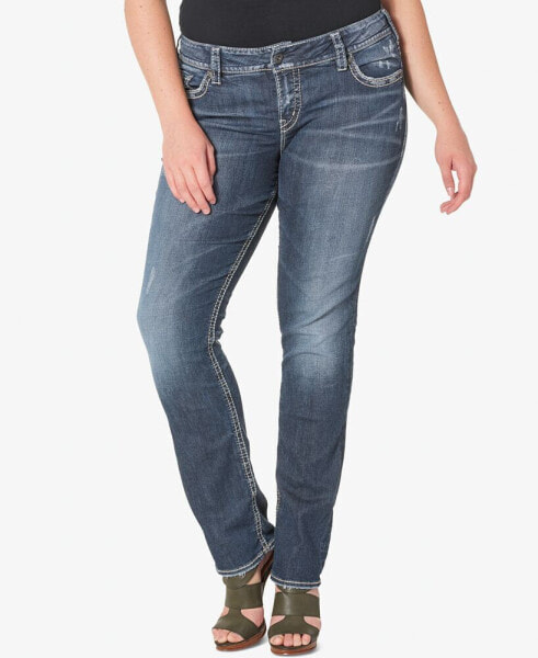 Plus Size Suki Straight-Leg Jeans