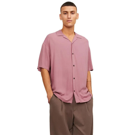 JACK & JONES Ejeff Solid Resort short sleeve shirt