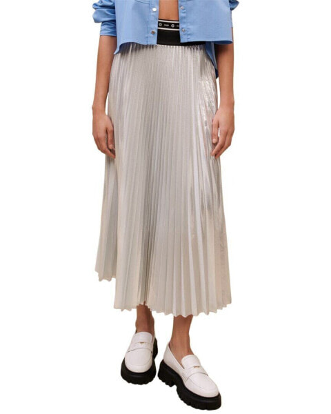 Maje Jonaely Midi Skirt Women's