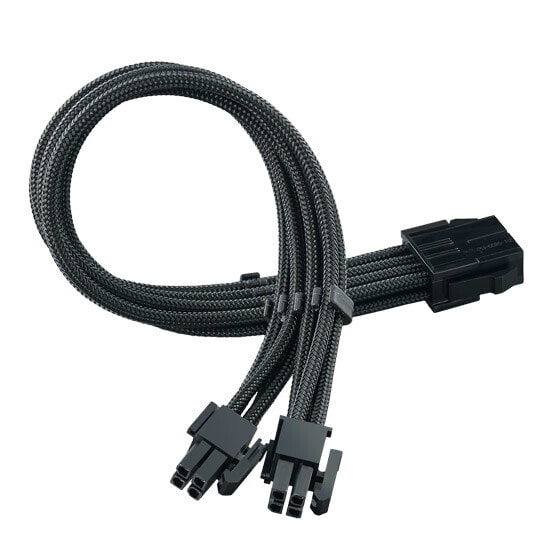 SilverStone SST-PP07E-EPS8B - 0.3 m - 8-pin(4+4) EPS12V - 8-pin(4+4) EPS12V - Straight - Straight - Black