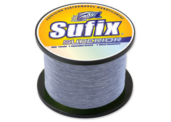 Sufix Superior Monofilament Fishing Line, 40 Lb., 6550 Yds, Smoke Blue