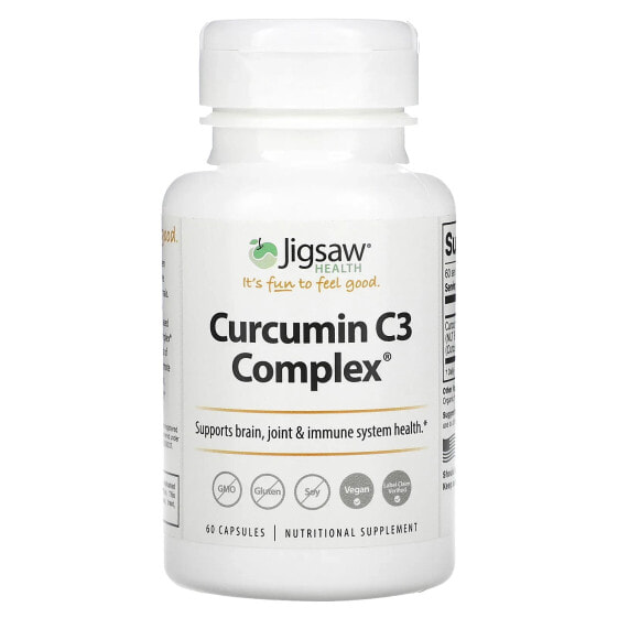 Jigsaw Health, Curcumin C3 Complex, 60 капсул