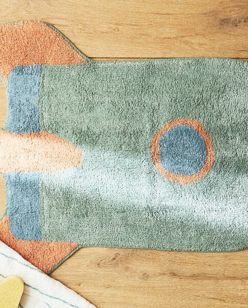 Children’s rocket bath mat