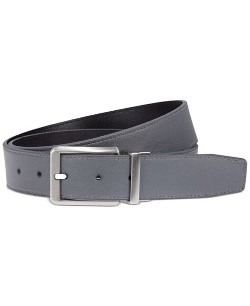 Men's Reversible Textured Core Belt, Created for Macy's