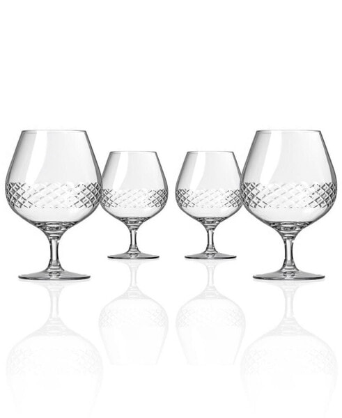 Diamond Brandy Snifter 22.5Oz - Set Of 4