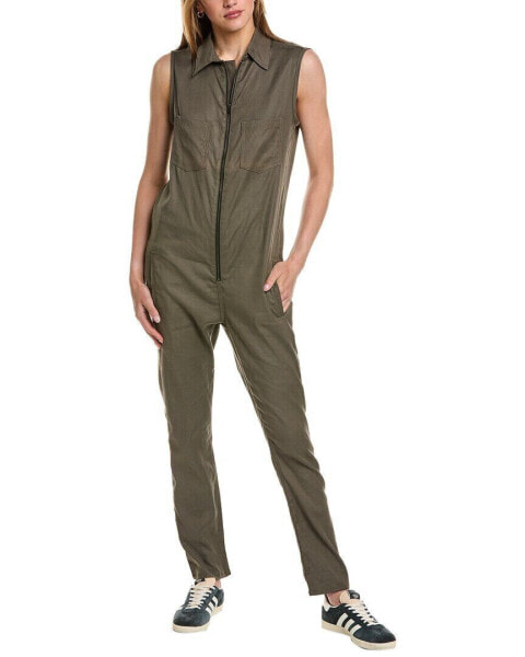 Askk Ny Linen-Blend Jumpsuit Women's