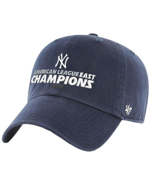 Men's Navy New York Yankees 2022 AL East Division Champions Clean Up Adjustable Hat