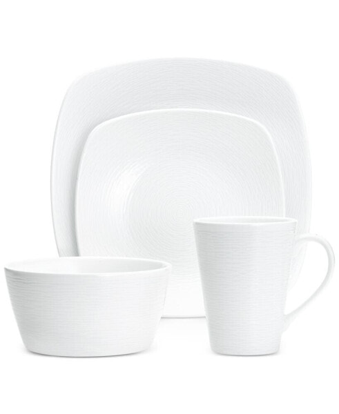 Swirl 4-Pc. Square Place Setting