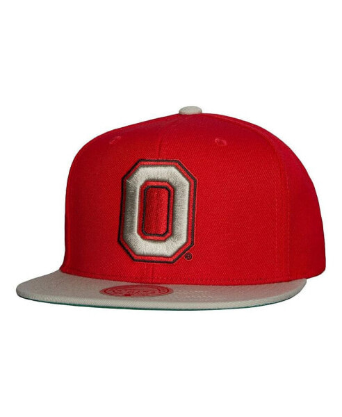 Men's Scarlet, Gray Ohio State Buckeyes 2-Tone 2.0 Snapback Hat