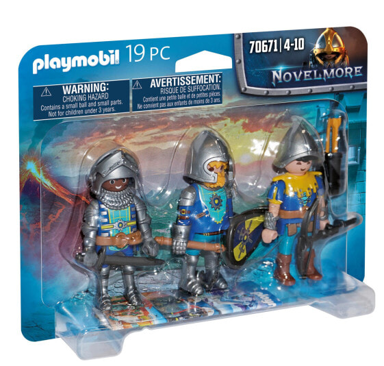 PLAYMOBIL Playm. 3er Set Novelmore Ritter| 70671