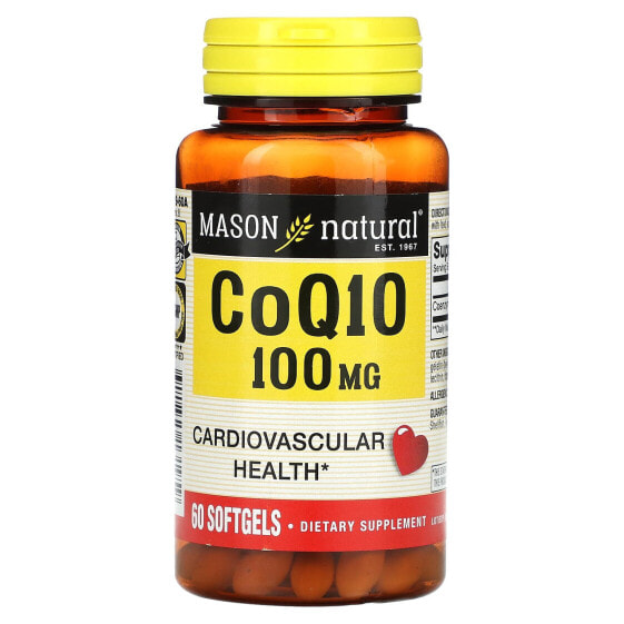 Co Q10, 100 mg, 60 Softgels