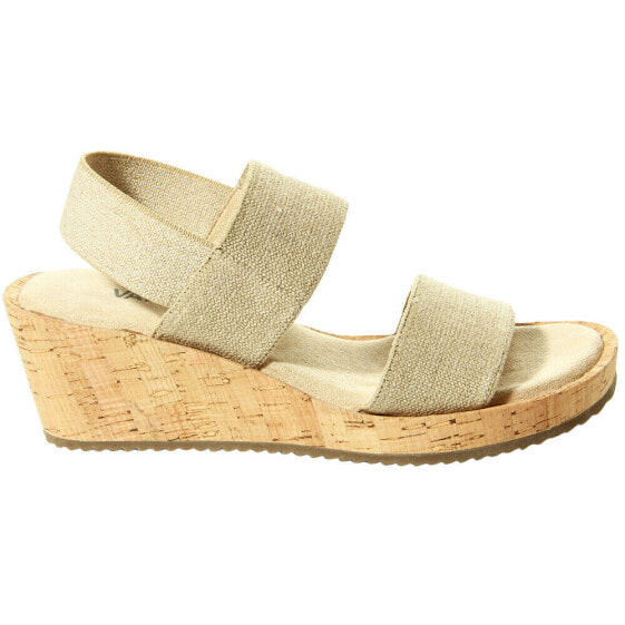 VANELi Chila Wedge Womens Off White Casual Sandals 307887