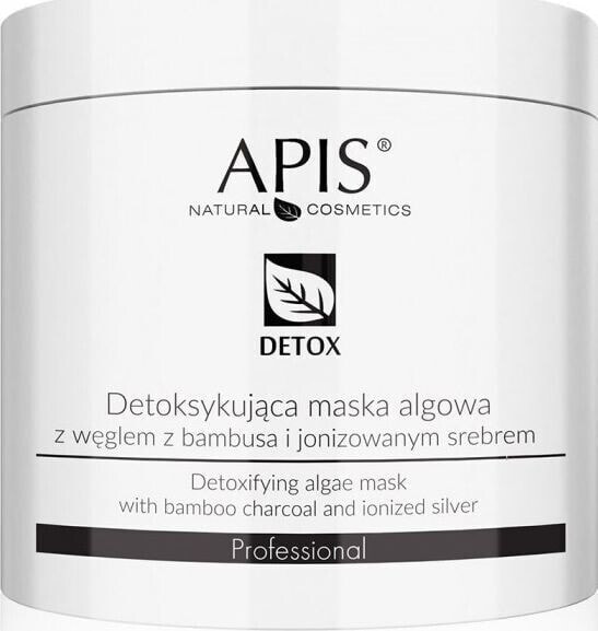 Apis APIS Detox Algae Mask detoksykująca maska algowa z węglem z bambusa i jonizowanym srebrem 200g