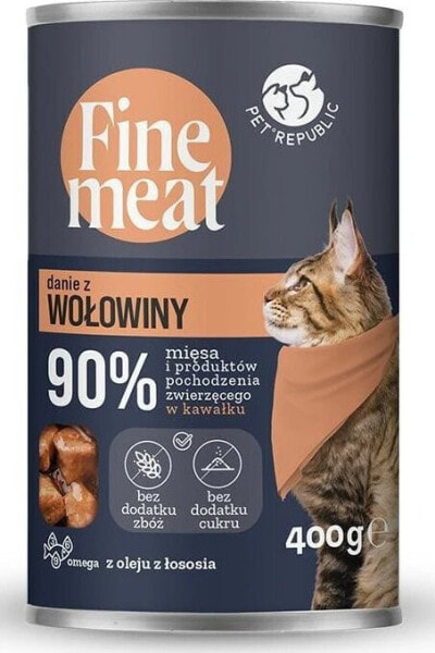 Pet Republic Pet Republic Fine Meat Karma Dla Kota Wołowina 400g