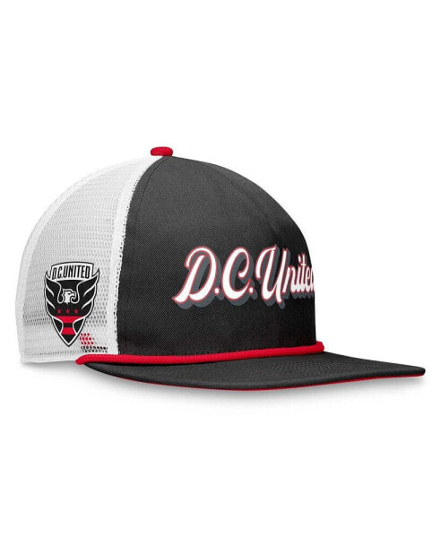 Men's Black, White D.C. United True Classic Golf Snapback Hat