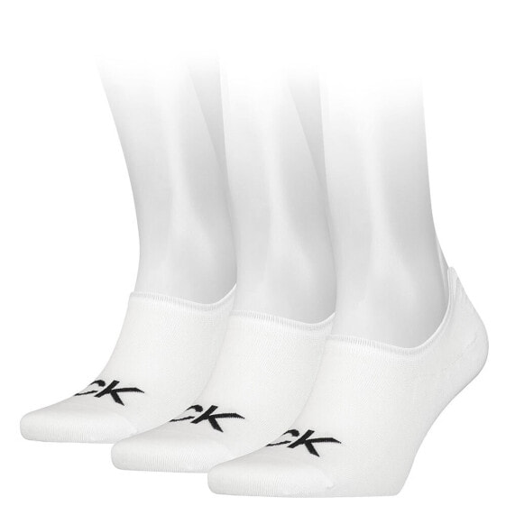 CALVIN KLEIN Footie High Cut Logo socks 3 pairs