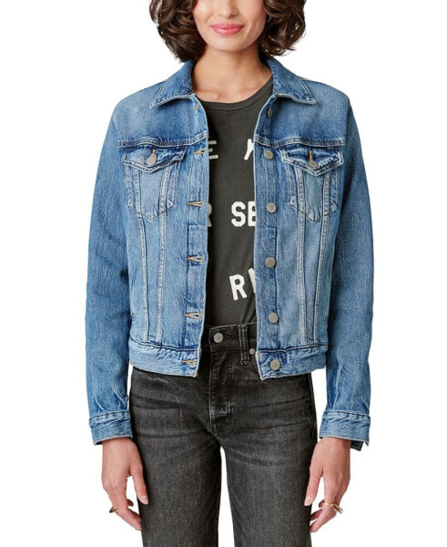 Women's Tomboy Denim Trucker Jacket