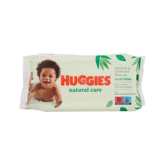 Huggies Natural Care Aloe Vera Baby Cleansing Wipes 56 St. reinigungstücher für Kinder