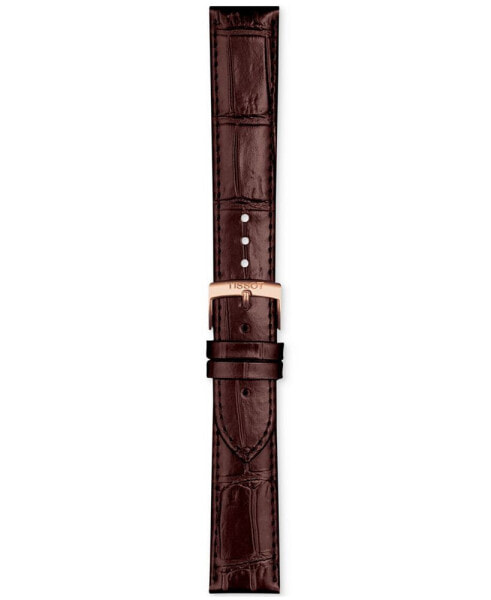 Official Interchangeable Brown Leather Watch Strap