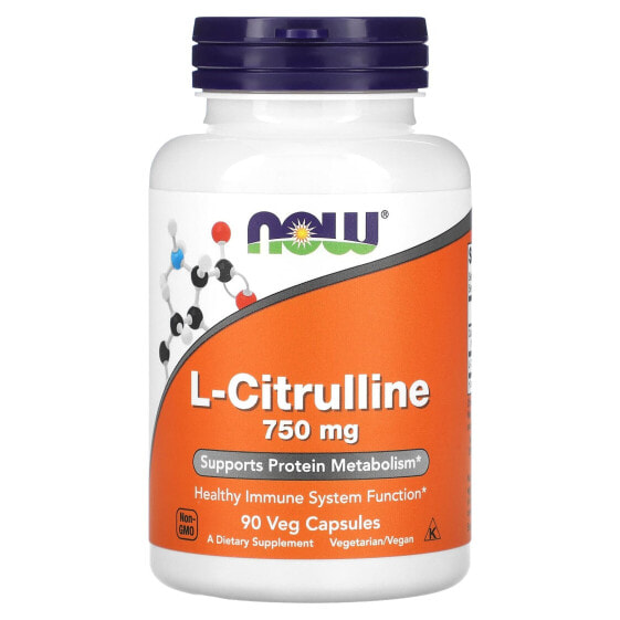 L-Citrulline, 750 mg, 90 Veg Capsules