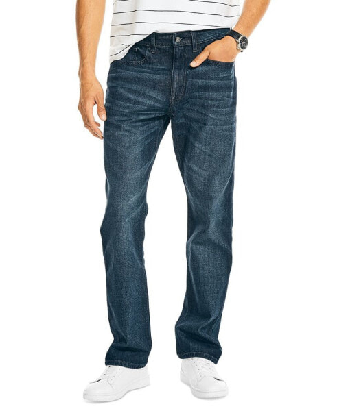 Брюки мужские Nautica Vintage Straight-Fit Stretch Denim 5-Pocket Jeans