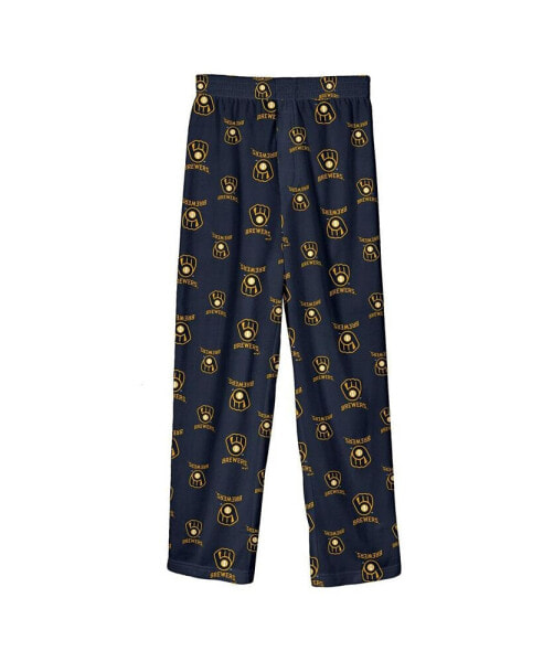 Big Boys Fanatics Navy Milwaukee Brewers Team Pants