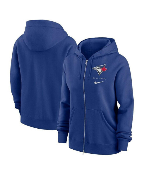 Women's Royal Toronto Blue Jays Legacy Icon Full-Zip Hoodie