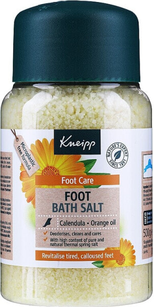 Erfrischende Fußbadekristalle mit Ringelblume und Orangenöl - Kneipp Healthy Feet Foot Bath Crystals 40 g