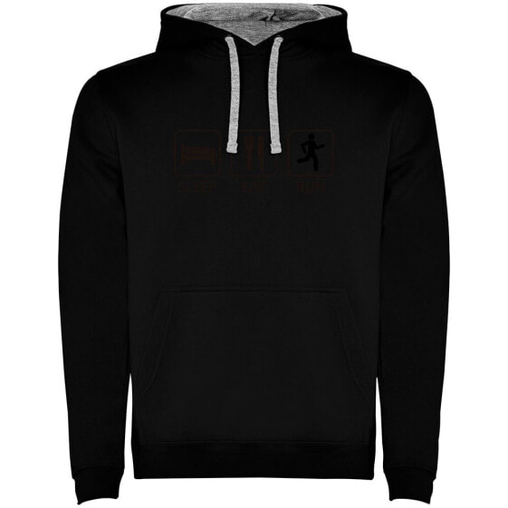 KRUSKIS Sleep Eat And Run Two-Colour hoodie