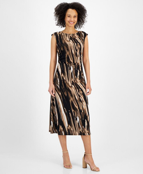 Women's Printed Midi Dress