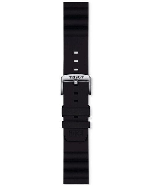 Official Interchangeable Black Silicone Watch Strap