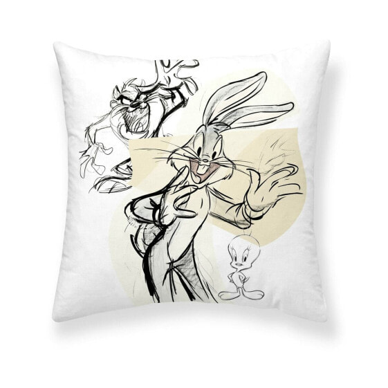 Чехол для подушки Looney Tunes Looney Sketch A Разноцветный 45 x 45 cm