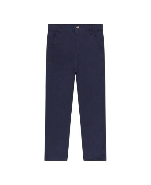 Big Boys Navy Twill Pants