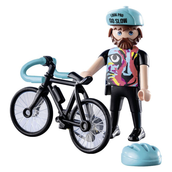 PLAYMOBIL Road Cyclist Paul Construction Game