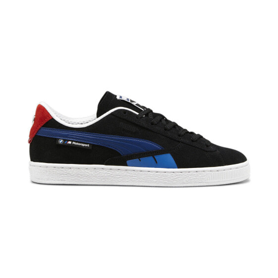 Puma BMW M Motorsport Suede Mens Black Motorsport Inspired Sneakers Shoes