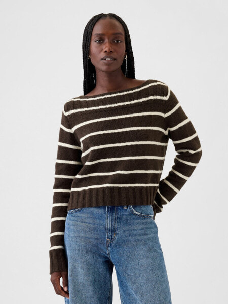 CashSoft Boatneck Sweater