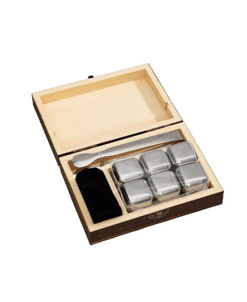 Stainless Steel Whiskey Stone, Set of 9