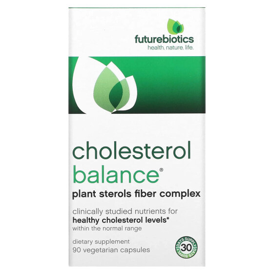 ФьючерБайотикс, Cholesterol Balance, 90 вегетарианских капсул