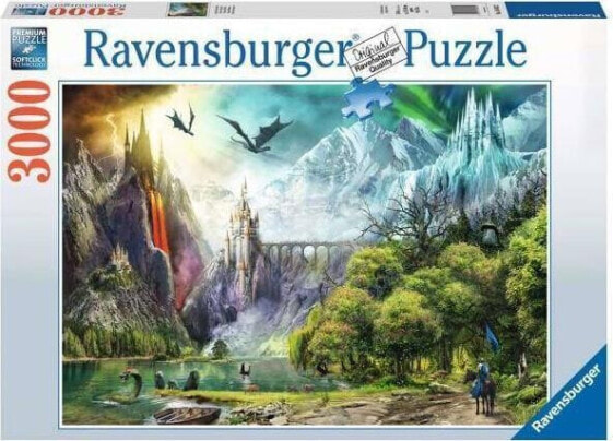 Ravensburger Puzzle 3000el Panowanie smoków 164622 RAVENSBURGER