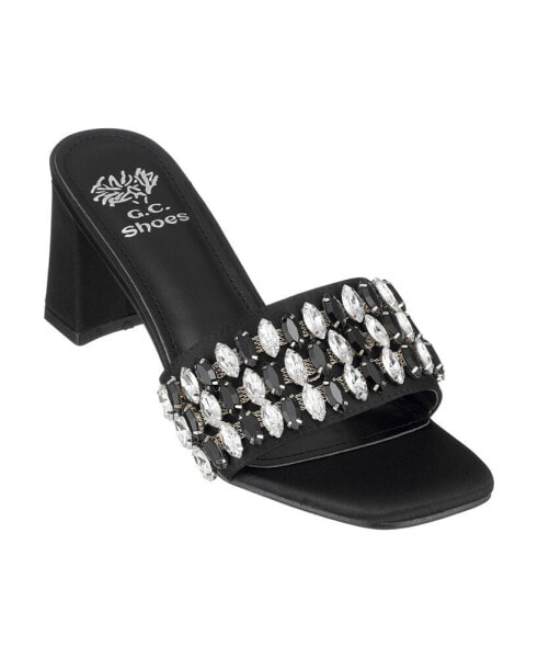 Women's Drais Embellished Block Heel Sandals