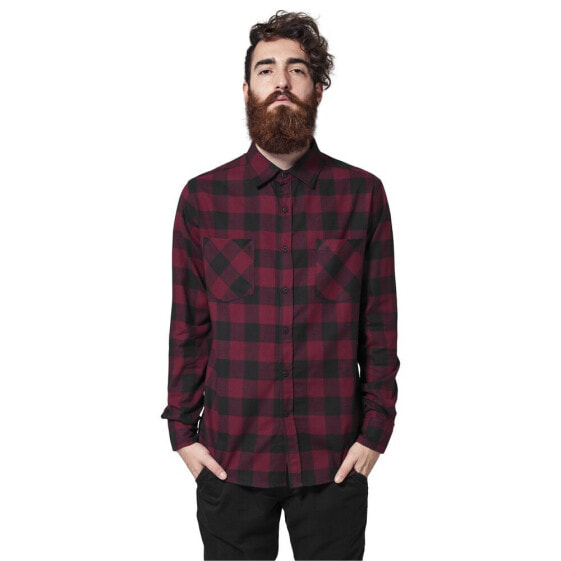 URBAN CLASSICS Basic Flannel long sleeve shirt